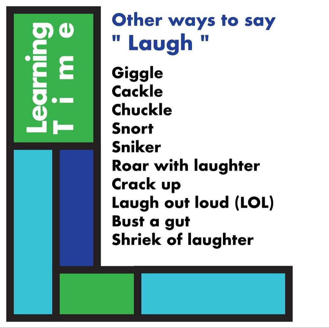 Daily: Other way to say laugh