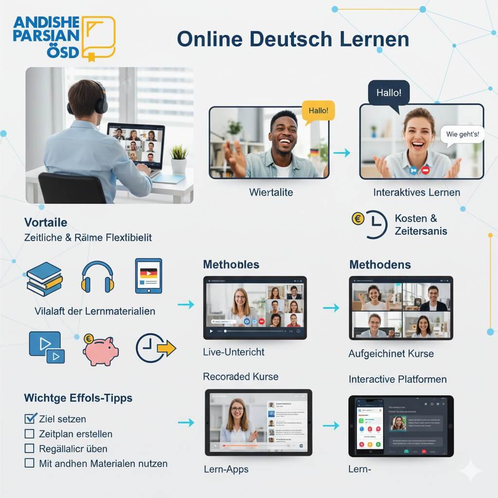 آموزش آنلاین زبان آلمانی آموزش آنلاین زبان آلمانی
